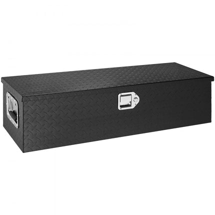 VEVOR 990 x 330 x 254 mm gereedschapskist voor vrachtwagenbed, afsluitbaar 83 l vrachtwagenkist gereedschapskist opslag gereedschapskist, 39 kg draagvermogen gereedschapskist organizer voor camper, auto zwart