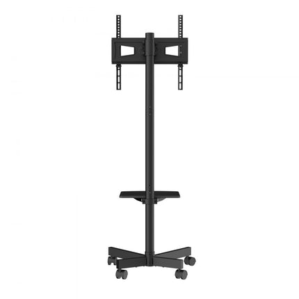 VEVOR TV-standaard met wielen Universeel 1430-1538 mm in hoogte verstelbaar, 100 x 100 mm / 400 x 400 mm, 39,9 kg Robuuste vloerstandaardbasis Geschikt voor 23"-60" TV, TV-beugel