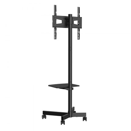 VEVOR TV-standaard met wielen Universeel 1430-1538 mm in hoogte verstelbaar, 100 x 100 mm / 400 x 400 mm, 39,9 kg Robuuste vloerstandaardbasis Geschikt voor 23"-60" TV, TV-beugel