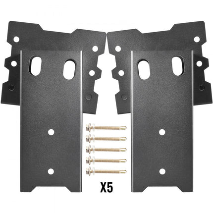 VEVOR Herten Blind Beugels Herten Standaard Beugels 4 x 4 Staal 2 Stuks voor Boomhut