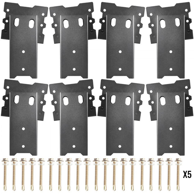 VEVOR Herten Blind Beugels Hertenstandaard Beugels 4x4 Staal 8STUKS voor Boomhut