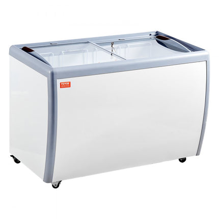 VEVOR 370L commerciële ijsvitrine Gelato Dip vriezer ijsvitrine