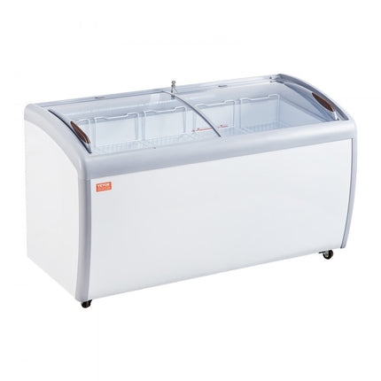 VEVOR 460L Commerciële ijsvitrine Gelato Dip-vriezer