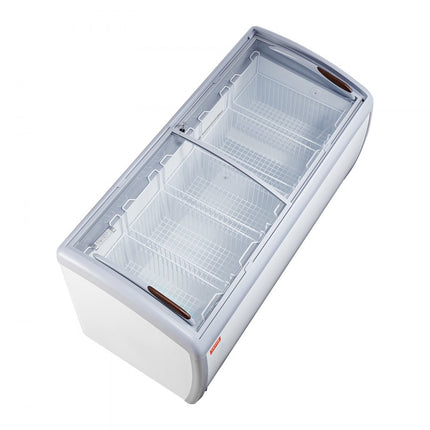 VEVOR 460L Commerciële ijsvitrine Gelato Dip-vriezer