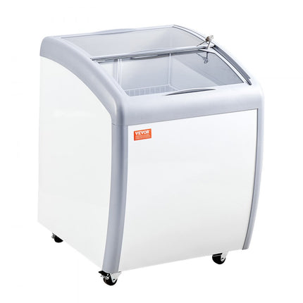 VEVOR 154L commerciële ijsvitrine gelato dompelvriezer ijsvitrine