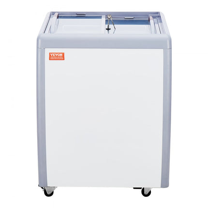 VEVOR 158L commerciële ijsvitrine Gelato Dip vriezer ijsvitrine