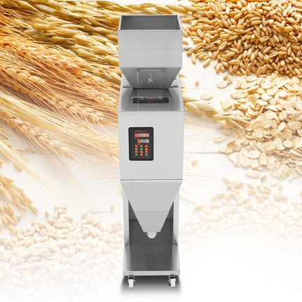 VEVOR deeltjesvulmachine 0,044-6,6lbs/20-3000g Automatische vulmachine met voetpedaal Roestvrijstalen weegvulmachine Weegvuller voor bonen Zaden Granen Thee Korrelverpakking