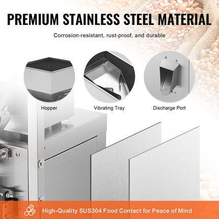 VEVOR Automatische deeltjesverpakkingsmachine 0,002-0,22lbs / 1-100g Multifunctionele zak Poederzak Verzwaarde vulverpakkingsmachine Poedervulmachine voor theezaden Granen Meelbonen