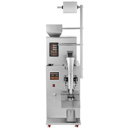 VEVOR Automatische deeltjesverpakkingsmachine 0,002-0,22lbs / 1-100g Multifunctionele zak Poederzak Verzwaarde vulverpakkingsmachine Poedervulmachine voor theezaden Granen Meelbonen