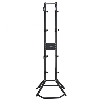 VEVOR fietsenrek voor 4 fietsen, vrijstaand fietsenrek met verticale zwaartekracht, volledig verstelbaar fietsenrek, zwaar staal voor garage, woonkamer, draagvermogen tot 250 lbs