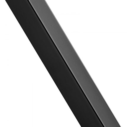 VEVOR balkonpaal, relingpaal, paal 91x4x4cm zonder gaten, zwart, 1 stuk.