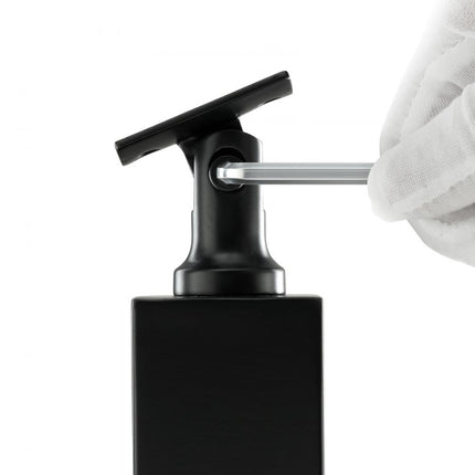 VEVOR relingpaal 106,7x5x5cm trapleuning RVS gepoedercoate paal 1,5mm dikte leuningpaal 136kg draagvermogen ideaal voor trappen, gangen, daken, balkons, terrassen