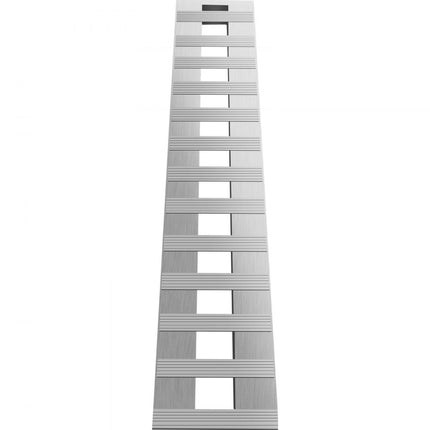 VEVOR 2130x355mm aluminium oprijplaten 2722kg autoaanhangwagen haakuiteinde 2 oprijplaten