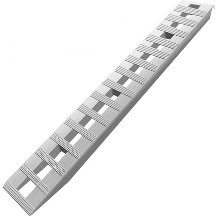 VEVOR 2130x355mm aluminium oprijplaten 2722kg autoaanhangwagen haakuiteinde 2 oprijplaten