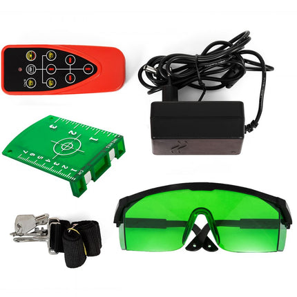 VEVOR Bouw Laser Roterende Laser Kruislijn Laser Rotatielaser/bouwlaser volautomatisch groen zelfnivellerende rotatielaser waterpas 500m