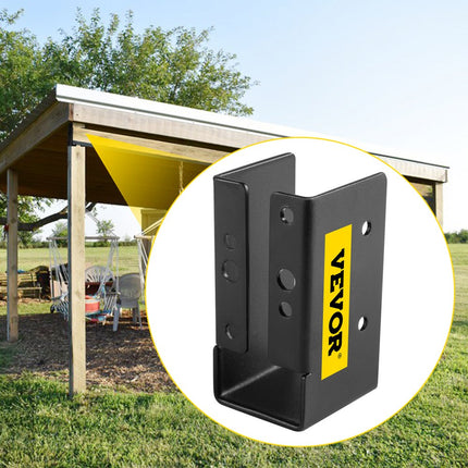 VEVOR schroefhuls, grondhuls, paalsteun, 24 stuks voor 5x10cm gezaagd hout