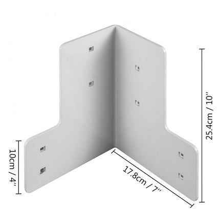 Vevor Hoekbeugels Hoekverbinding Verzinkt Staal 8 St. Angle Bracket Joist Timber