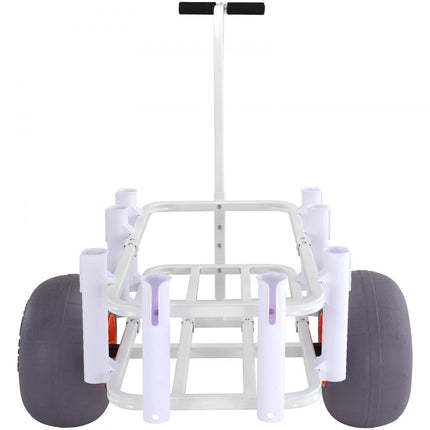 VEVOR Strandviswagen Visserswagen 300 lbs met ballonbanden voor zand