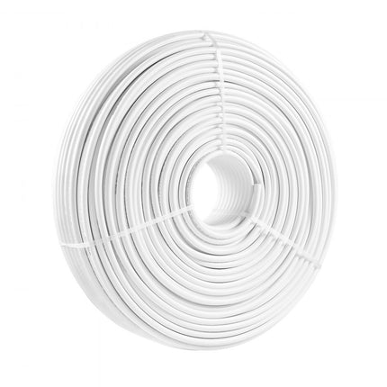 VEVOR aluminium composietbuis, aluminium meerlagencomposietbuis, 100 m, wit, PEX buis, aluminium meerlagencomposietbuis, MV buis, meerlagenbuis, ideaal voor vloerverwarming en radiatoraansluiting, aluminium composietbuis