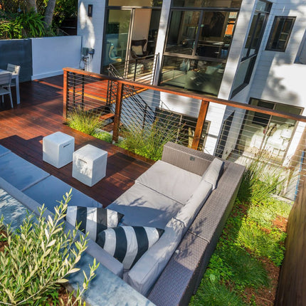 VEVOR T316 roestvrij staal verstelbare hoek 1/8" kabelrailset/hardware voor houten palen, maritieme kwaliteit voor 1/8" staalkabel, 0-180 graden hoek en eenvoudige installatie, zilver (30 stuks)