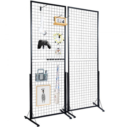 VEVOR 2 x 5,6 Mesh Wall Panels Tower 2 packs Wire Mesh Wall Display Rack