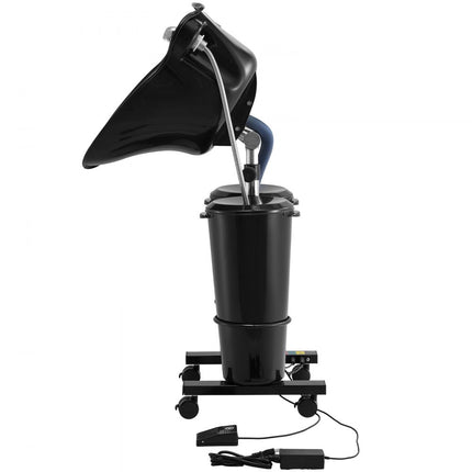 VEVOR kappersgootsteen met afvoerslang, 2 emmers, in hoogte verstelbare haarwaskuip