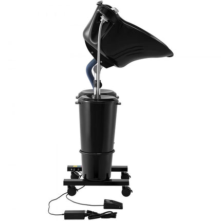 VEVOR kappersgootsteen met afvoerslang, 2 emmers, in hoogte verstelbare haarwaskuip