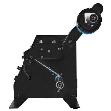 VEVOR Automatische labeldispenser, breedte 15-125 mm, lengte 3-150 mm, labelstripper, labelscheidingsmachine, traploze snelheidsaanpassing, labelapplicator, maximaal aantal 0-999999