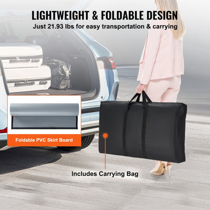 VEVOR Draagbare Beursbalie Beursbalie, 900 x 490 x 940 mm Beursstand Beursstand, Opvouwbare Promotie Retail Bartafel, Pop-up Podium met Opbergplank, Draagtas