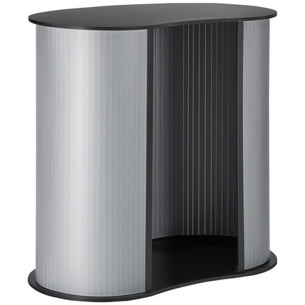 VEVOR Draagbare Beursbalie Beursbalie, 900 x 490 x 940 mm Beursstand Beursstand, Opvouwbare Promotie Retail Bartafel, Pop-up Podium met Opbergplank, Draagtas