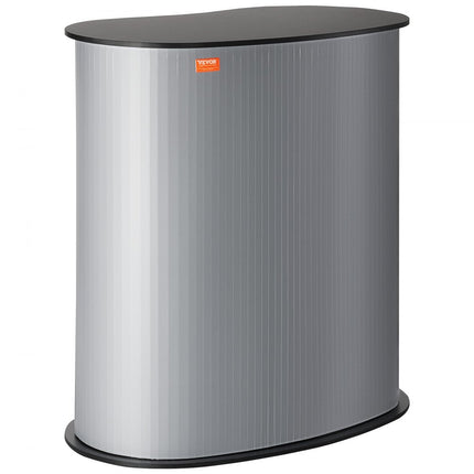 VEVOR Draagbare Beursbalie Beursbalie, 900 x 490 x 940 mm Beursstand Beursstand, Opvouwbare Promotie Retail Bartafel, Pop-up Podium met Opbergplank, Draagtas