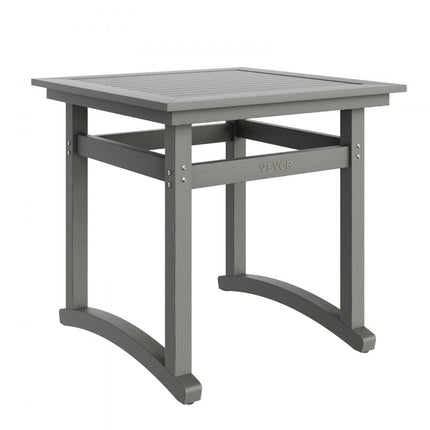 VEVOR 5-delige tuinmeubelset, balkonmeubelset, 1 tafel + 4 stoelen, 150 kg / 150 kg, zitgroep, weerbestendig, zonbestendig, eetgroep, tuin, terrasmeubelset, modern balkonmeubilair, lichtgrijs