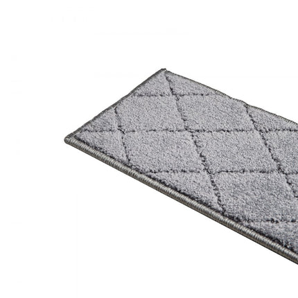 VEVOR trapmatten rechthoekige trapmatten 716 x 232 mm grijs 15 stuks traptapijt trapmatten duurzaam onderhoudsvriendelijk antislip traptapijt trapmat voor binnengebruik gestructureerd
