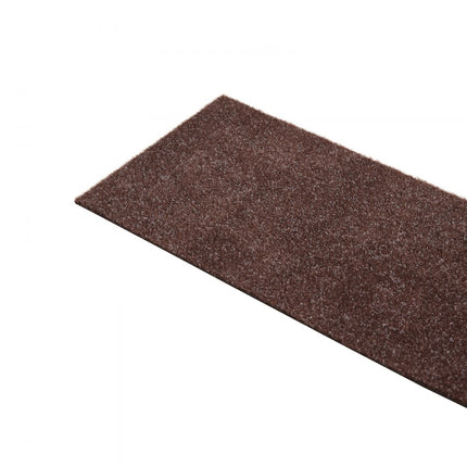 VEVOR trapmatten rechthoekige trapmatten 760 x 203 mm bruin 15 stuks traptapijt trapmatten duurzaam onderhoudsvriendelijk antislip traptapijt trapmat voor binnen etc.