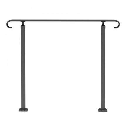 VEVOR Balustrade Trap Trapleuning Smeedijzeren Leuning Pas 2 van 3 Stappen Armsteun Antislip Handgreep Stappen Trap Leuning Windtrap Leuning