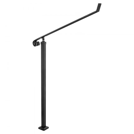 VEVOR Balustrade Trap Trapleuning IJzeren balustrade voor trappen 2 treden ijzeren balustrade voor buitentrappen