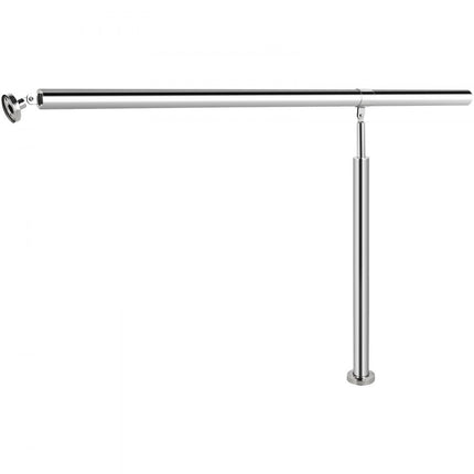 VEVOR Balustrade Trap Trapleuning voor buiten Trapleuning Roestvrijstalen balustrade Een trede muur