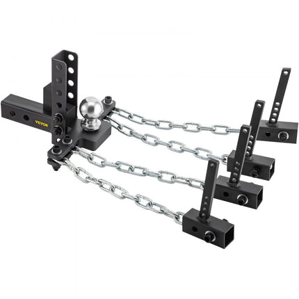 VEVOR Trekhaak Trekhaakdrager Driehoek45,7cm Kettinglengte 10,2cm Vallen/Opstaan