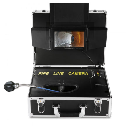 VEVOR rioolcamera pijpinspectiecamera 50m endoscoop met 7 inch scherm
