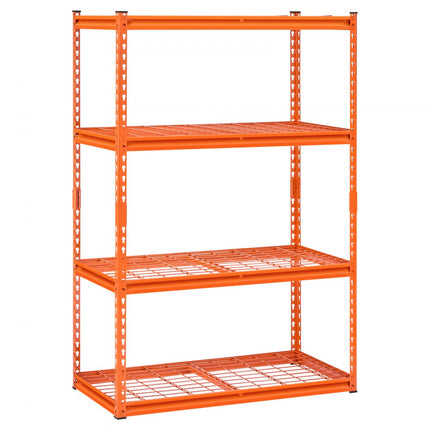 VEVOR opbergrekken, insteekrekken, zware rekken, kelderplank, 508x1016x1524mm oranje
