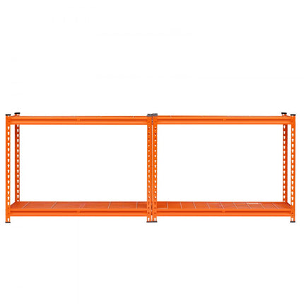 VEVOR opbergrekken, insteekrekken, zware rekken, kelderplank, 508x1016x1524mm oranje