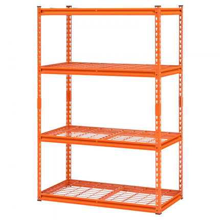 VEVOR opbergrekken, insteekrekken, zware rekken, kelderplank, 508x1016x1524mm oranje