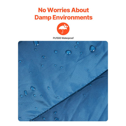 VEVOR campingdeken 1,9x1,32m reisdeken stadiondeken polyestervezel buiten