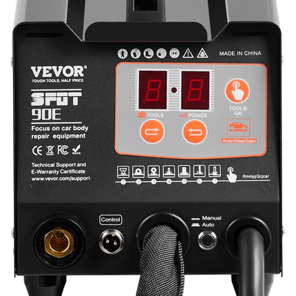 VEVOR deukspotter 3kW puntlasapparaat deukreparatieset 2 laspistolen