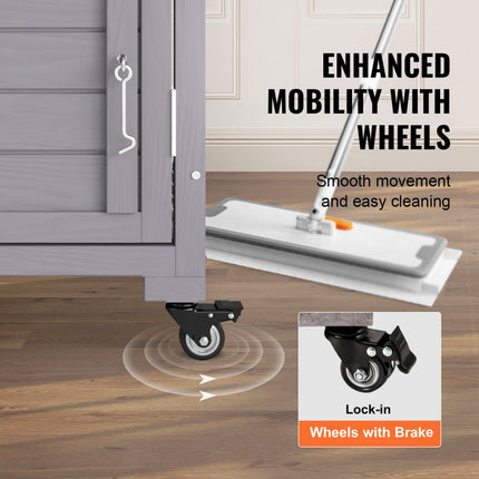 VEVOR kattenkooi met 3 niveaus en 1 deur kattenverblijf 760x865x1630mm kleine dierenkooi van gegalvaniseerd gaas dennenhout knaagdierenkooi 14kg per niveau Ideaal voor katten en andere kleine dieren