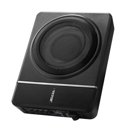 VEVOR Auto-subwoofer onder de stoel 240 W Slank actief subwoofersysteem 203 mm
