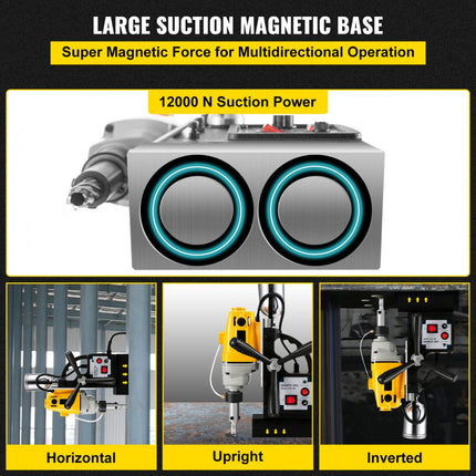 SDT MD40 magneetboormachine met 13 PC 1" HSS ringsnijderset