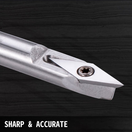 VEVOR Houtdraaigereedschap Draaibankbeitels 4-stuks Carbide Draaibank Gereedschap