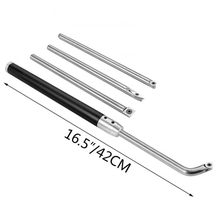 VEVOR Houtdraaigereedschap Draaibankbeitels 4-stuks Carbide Draaibank Gereedschap