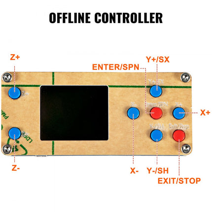 CNC freesmachine 3018 Pro Max VEVOR graveermachine GRBL+Offline Control 5500mW